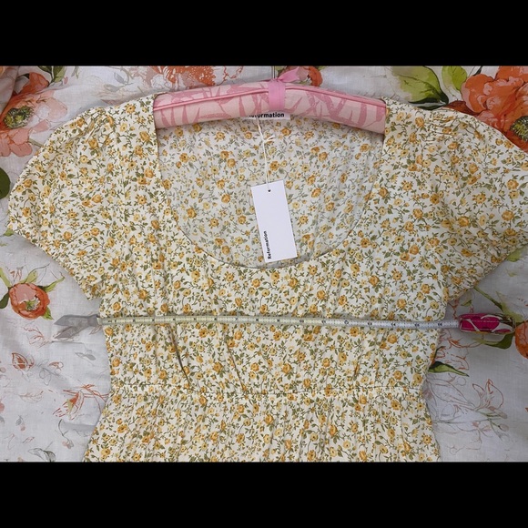 🌼NWT Reformation Zello dress, Bridgerton style empire waist. Size large - Picture 9 of 10